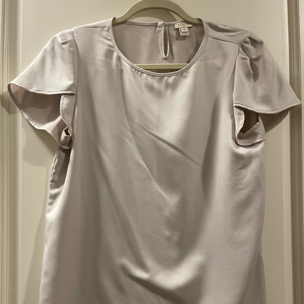 J. Crew Factory champagne blouse